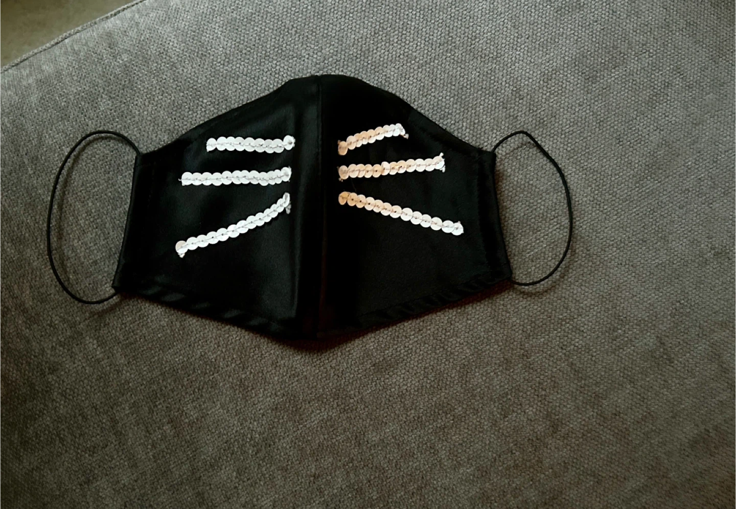 Eugenia Kim Black Embellished Face Mask 🥕