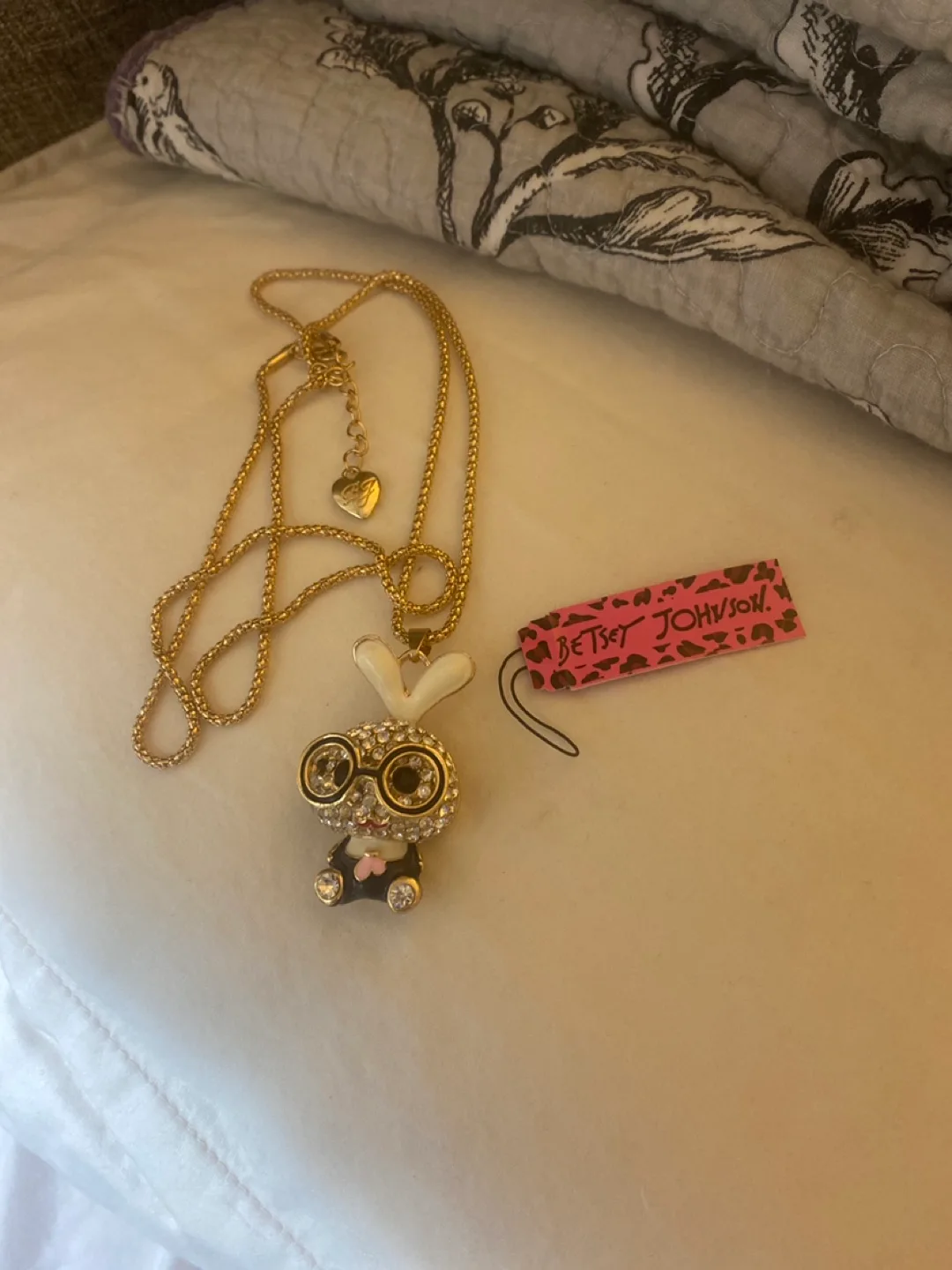 Betsey Johnson Owl Pendant Necklace image indicator(3)