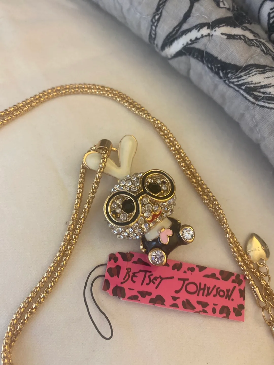 Betsey Johnson Owl Pendant Necklace image indicator(2)