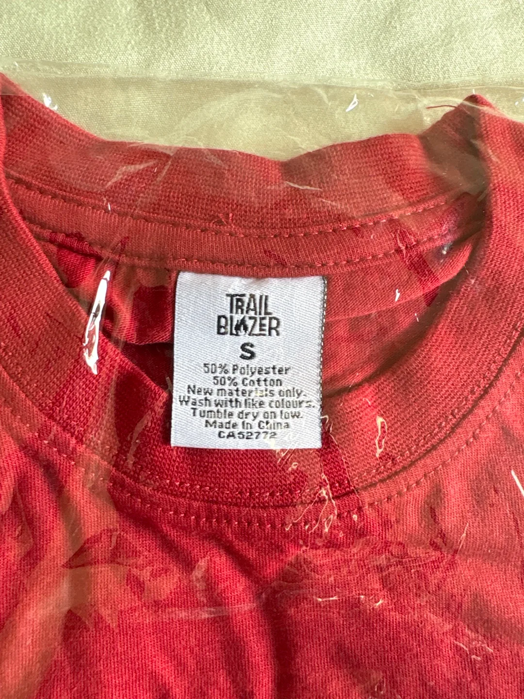 🆕 Trailblazer Red Graphic Tee - Size Small image indicator(2)