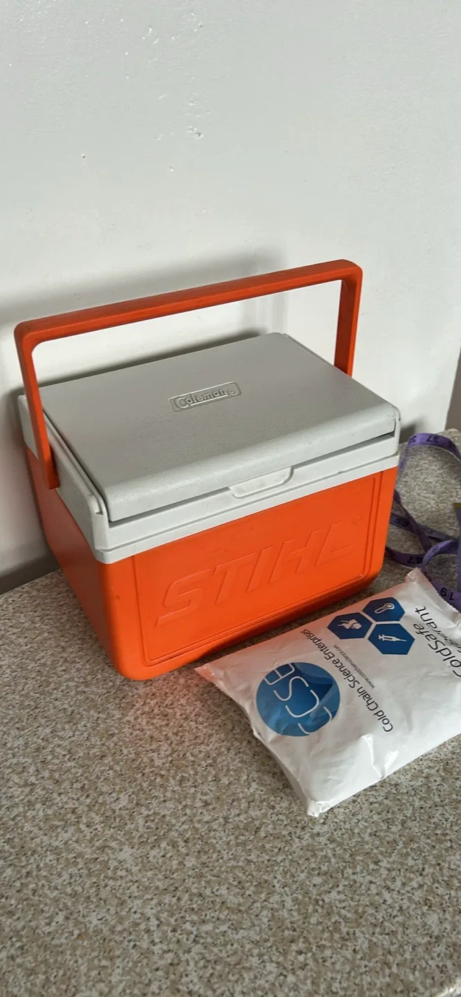 Coleman Stihl Orange Cooler thumbnail