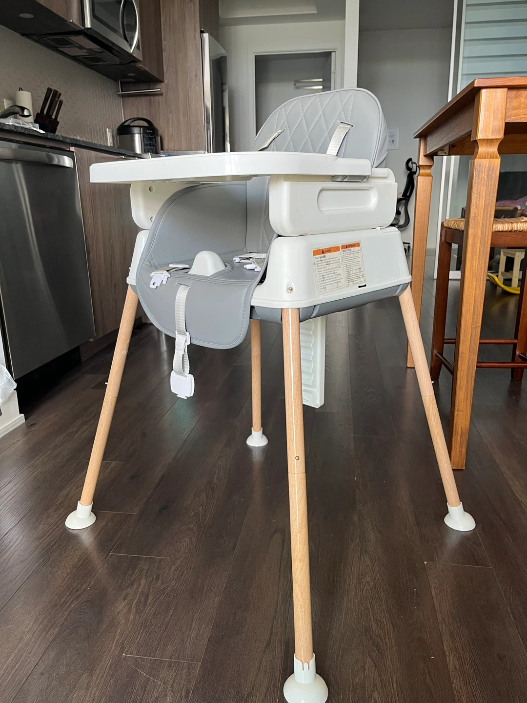 Grey Baby High Chair