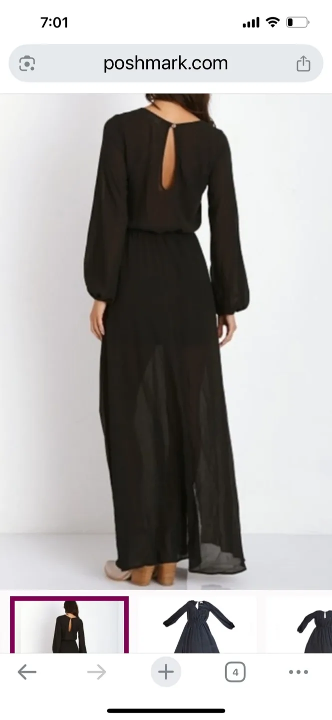 Show Me Your Mumu Black Maxi Dress - XL image indicator(8)