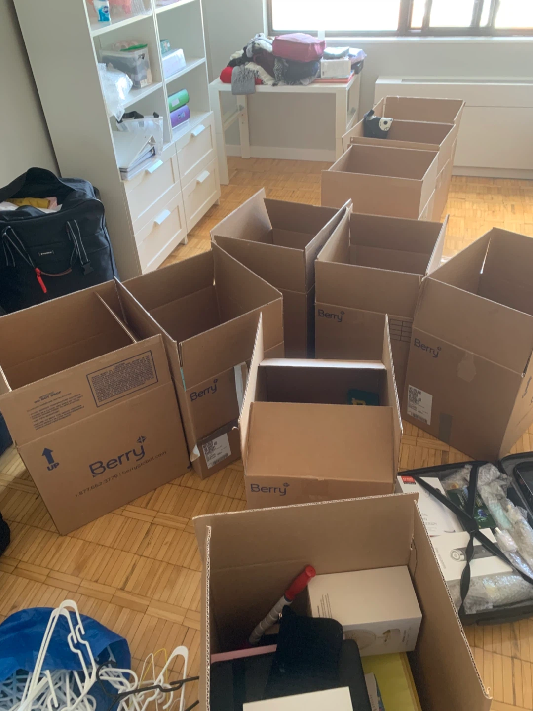 Sturdy Moving Cardboard Boxes (Set of 10) - Large