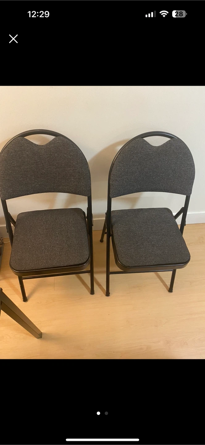 Folding Chairs - Set of 2 - photo 2