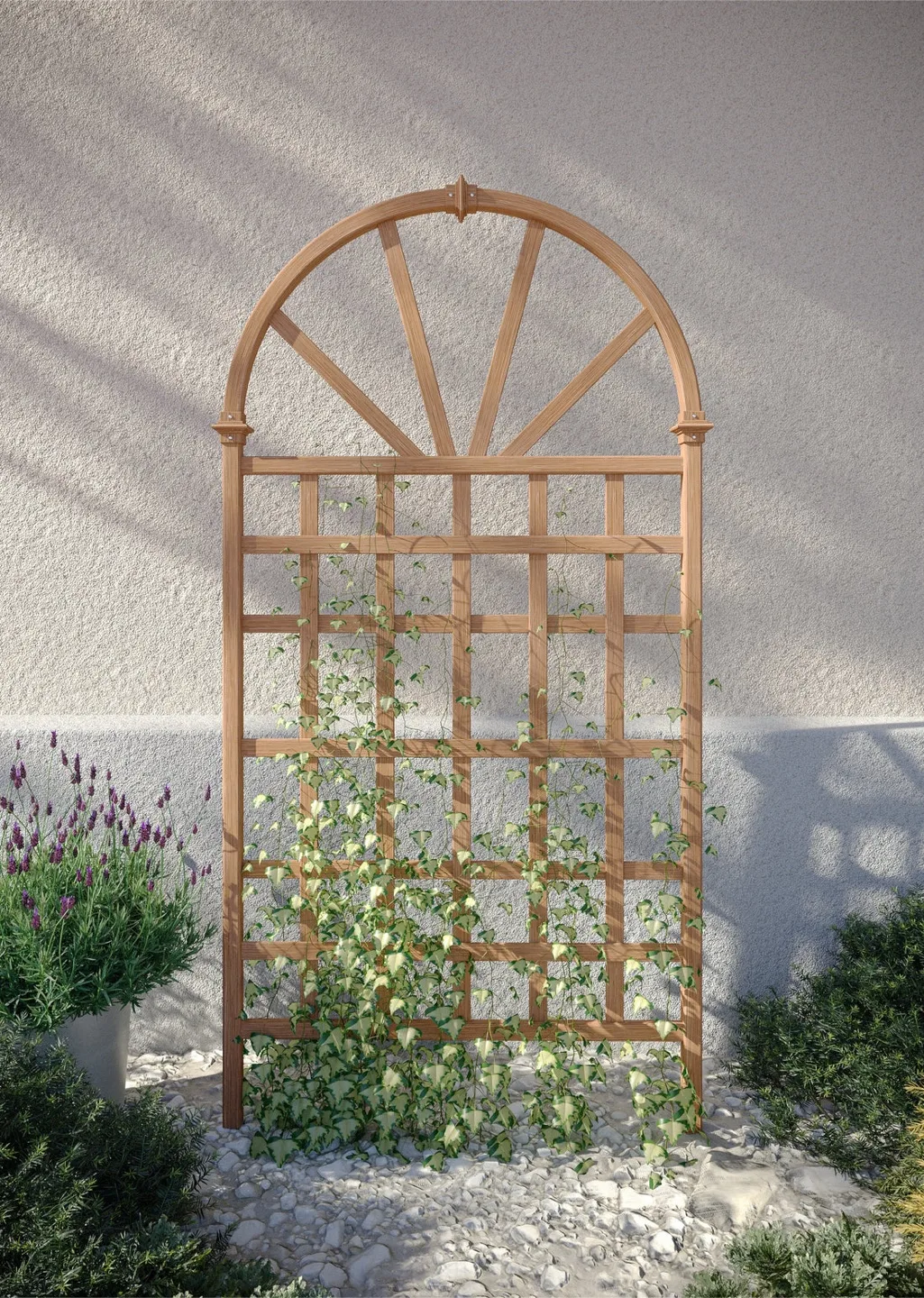 Wooden Garden Trellis - 77" x 36" thumbnail