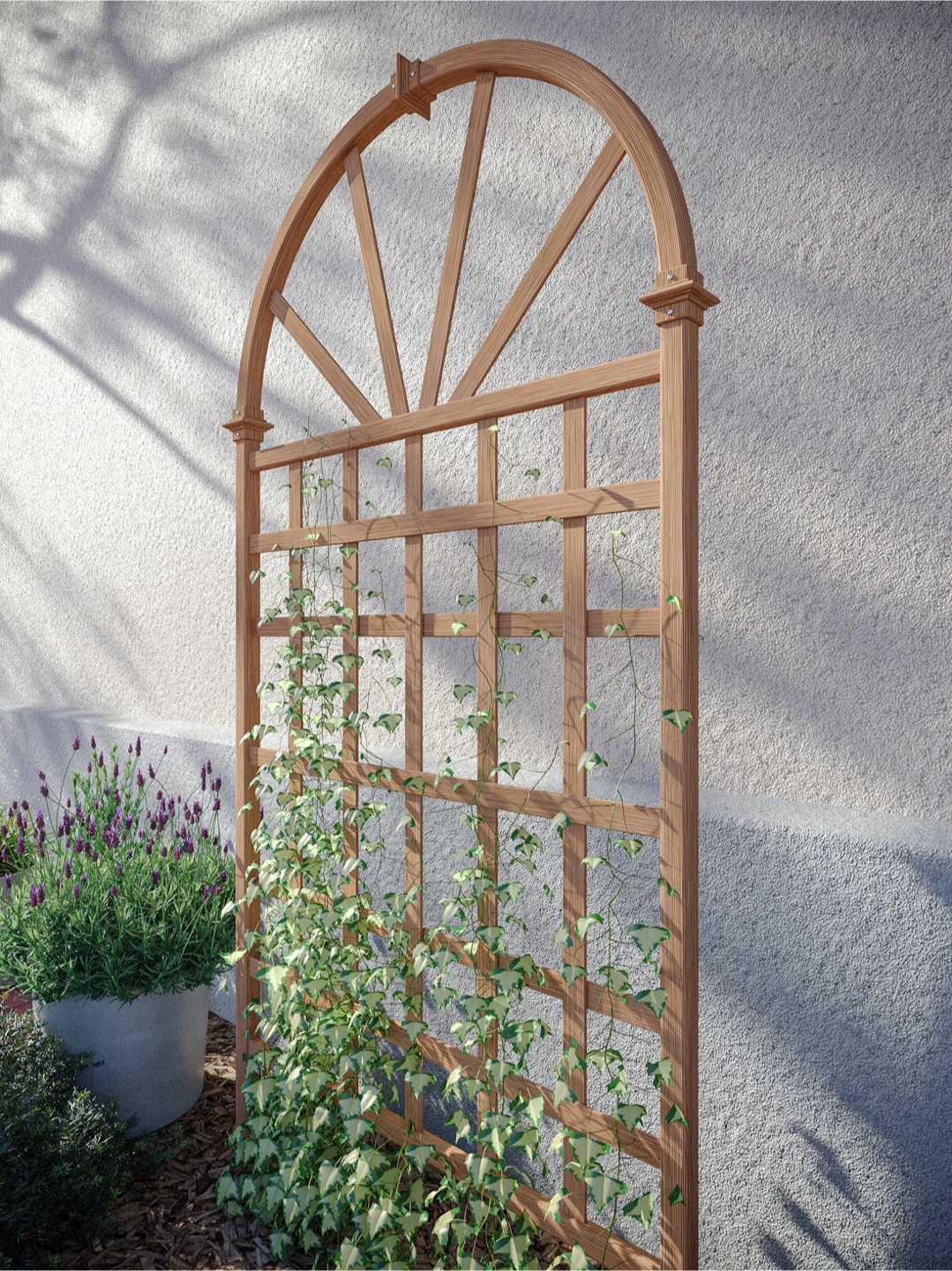 Wooden Garden Trellis - 77" x 36" - photo 2
