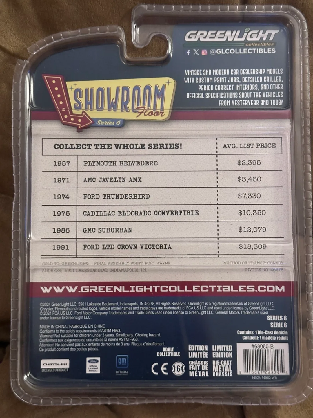 Greenlight 1971 AMC Javelin AMX Showroom Series 6 image indicator(2)