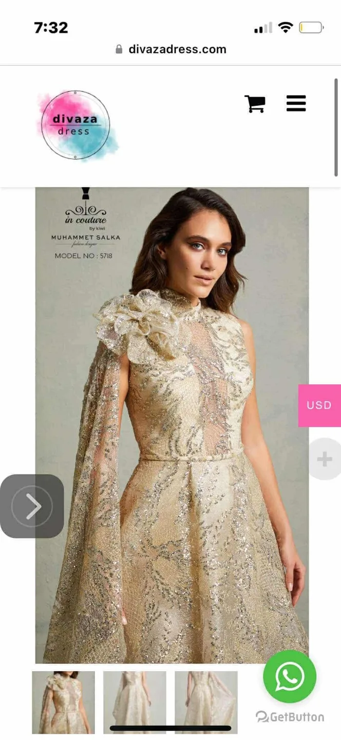 Divaza Dress In Couture