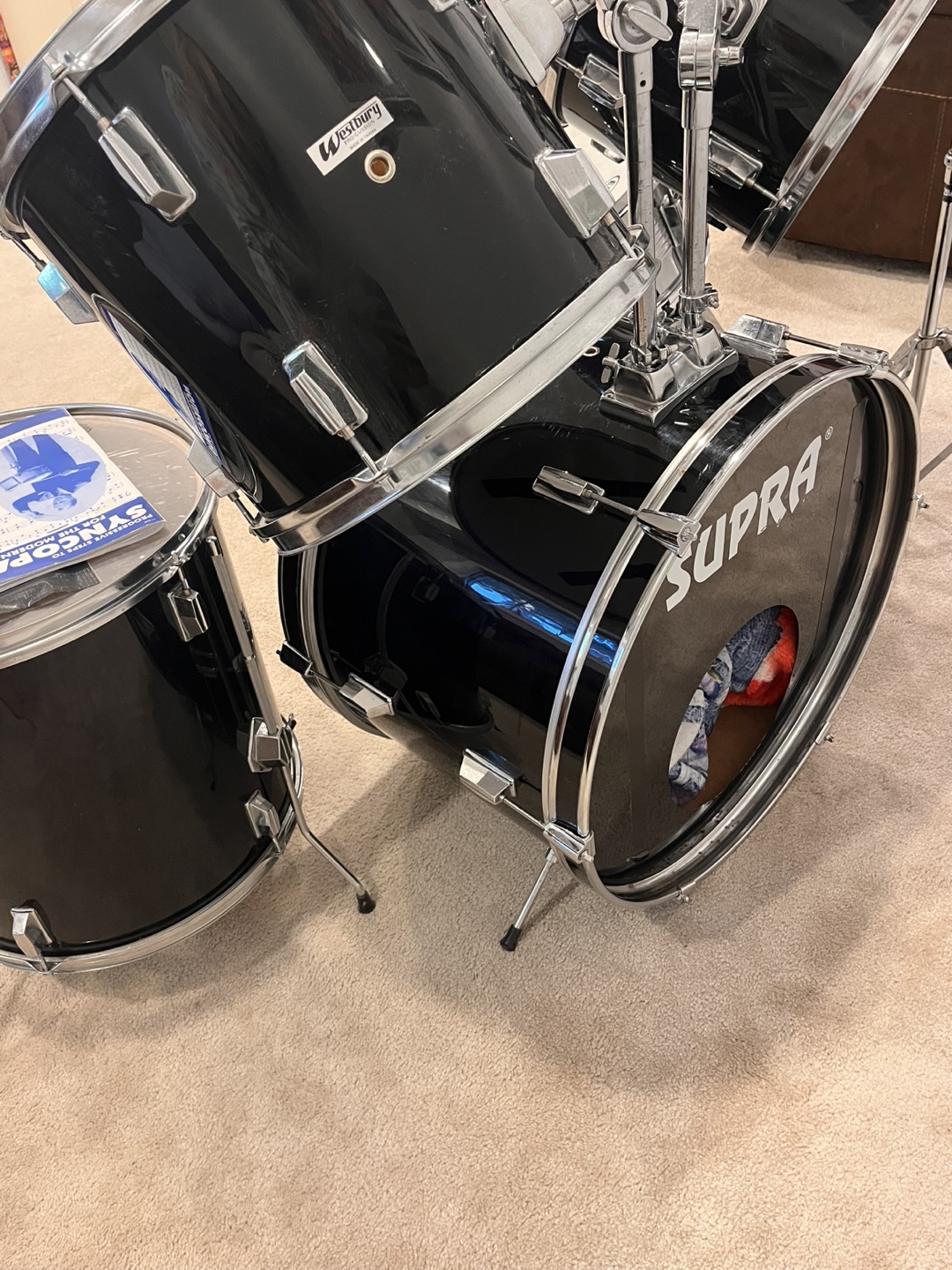 7 piece drum set - photo 2
