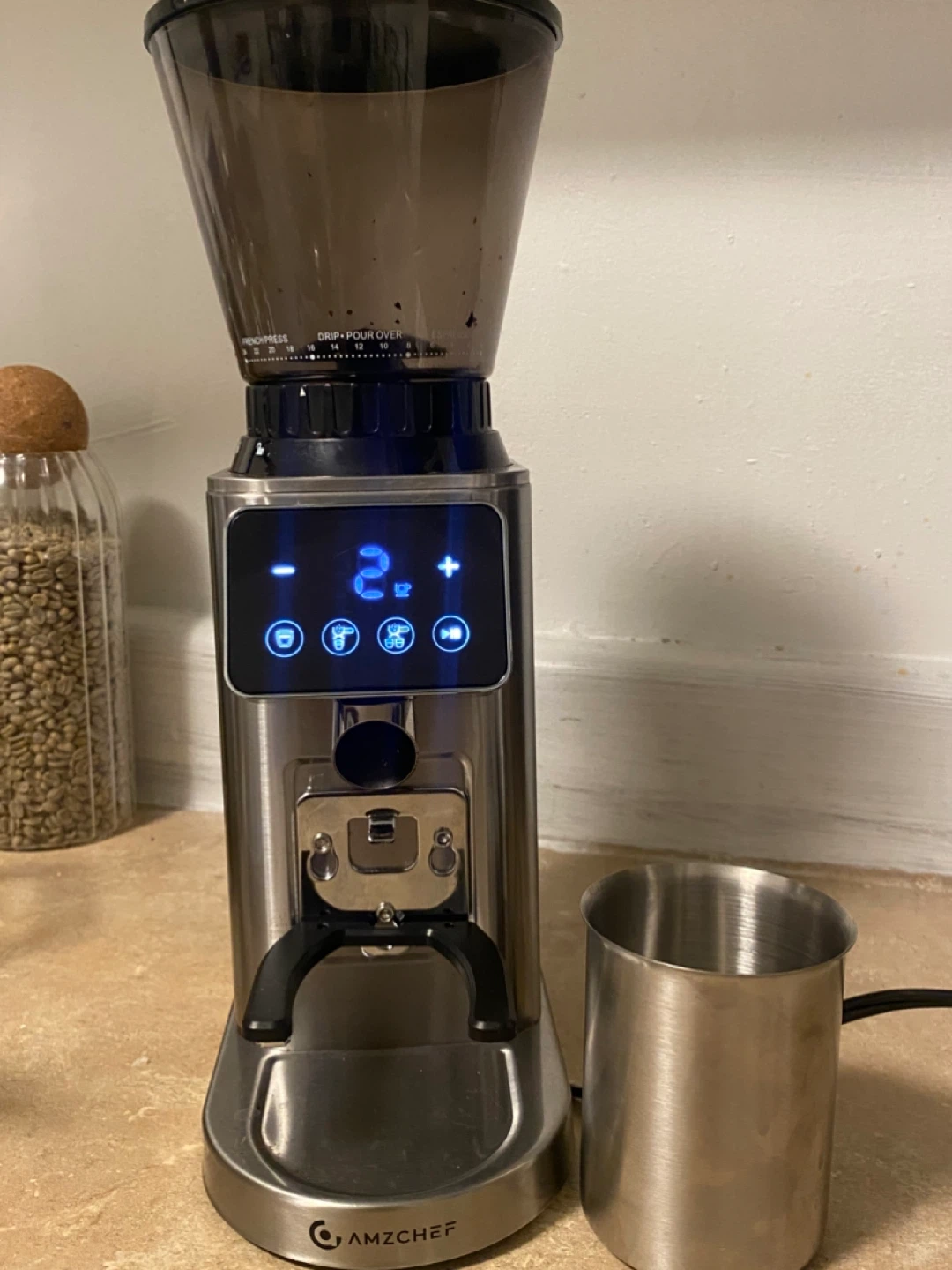 AMZCHEF Coffee Grinder Electric CG-209