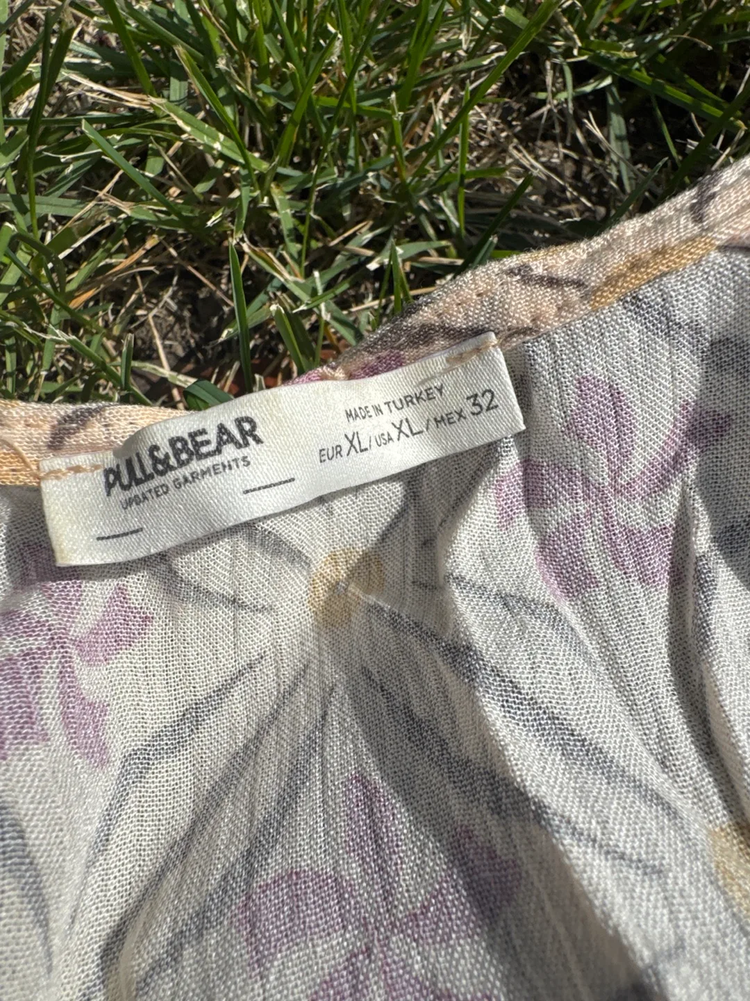 Pull&Bear Floral Print Dress - Size XL image indicator(3)