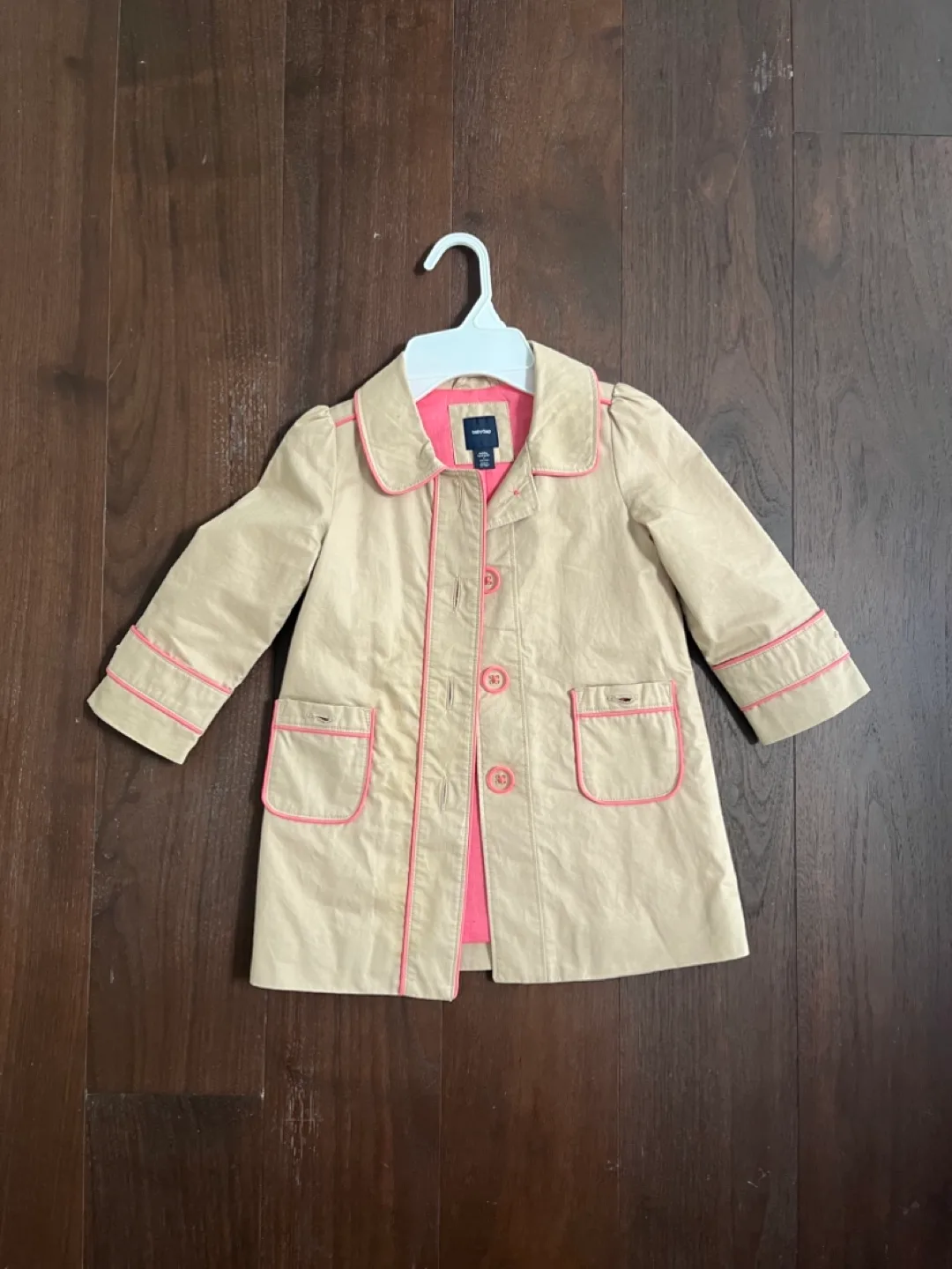Baby GAP Beige Trench Coat thumbnail