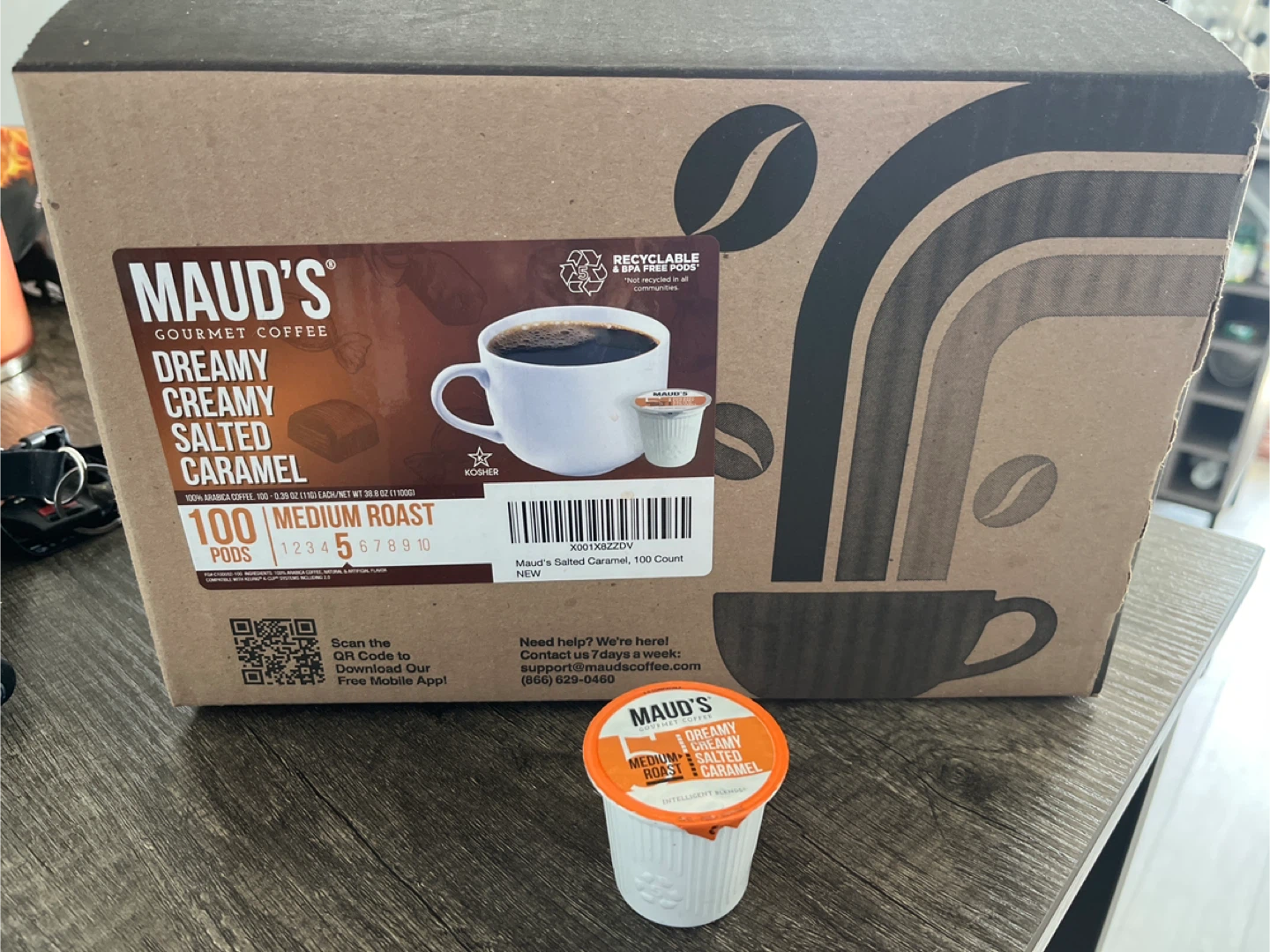 Maud's Salted Caramel Coffee Pods