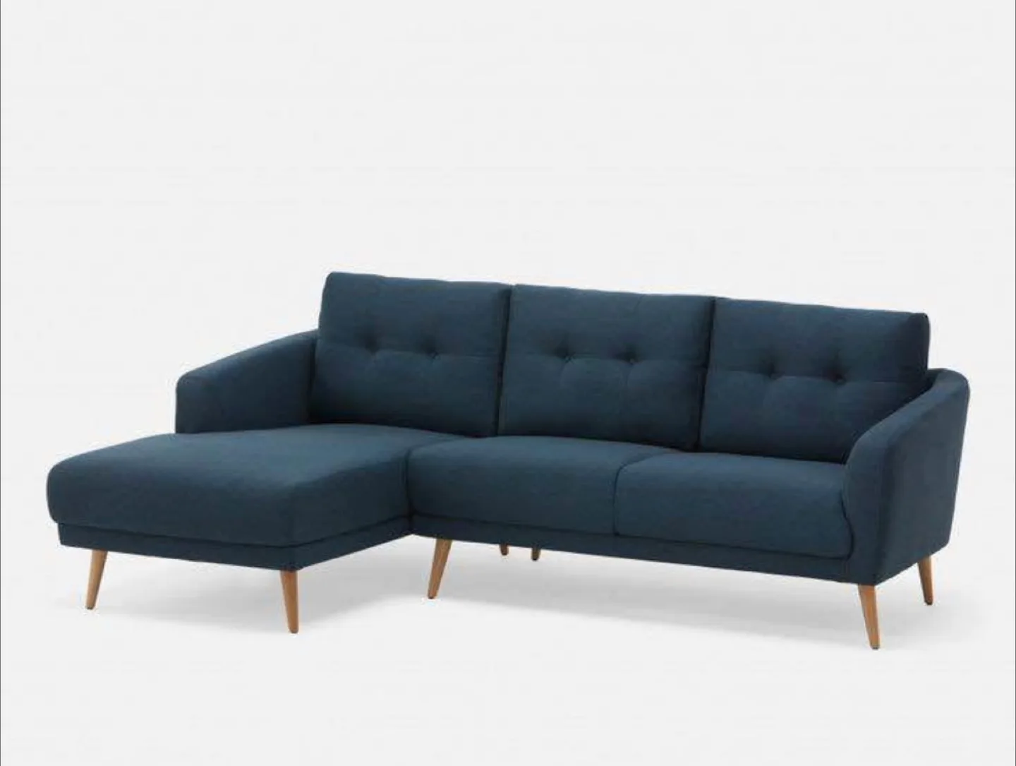 Navy Blue Structube Gibson Sectional Sofa Right Chaise image indicator(5)