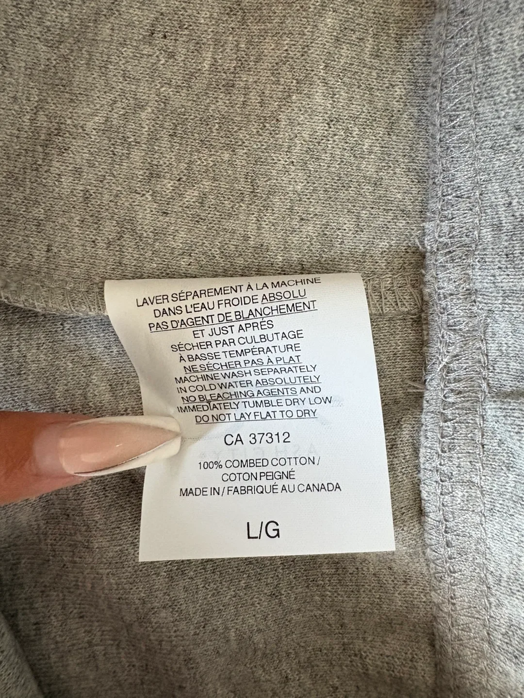 Ash City Grey Leggings - Size Large image indicator(3)