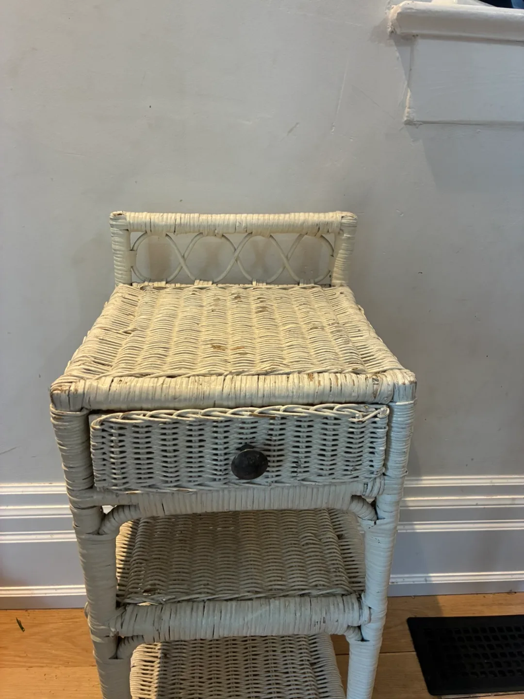 Wicker Side Table with Drawer image indicator(5)