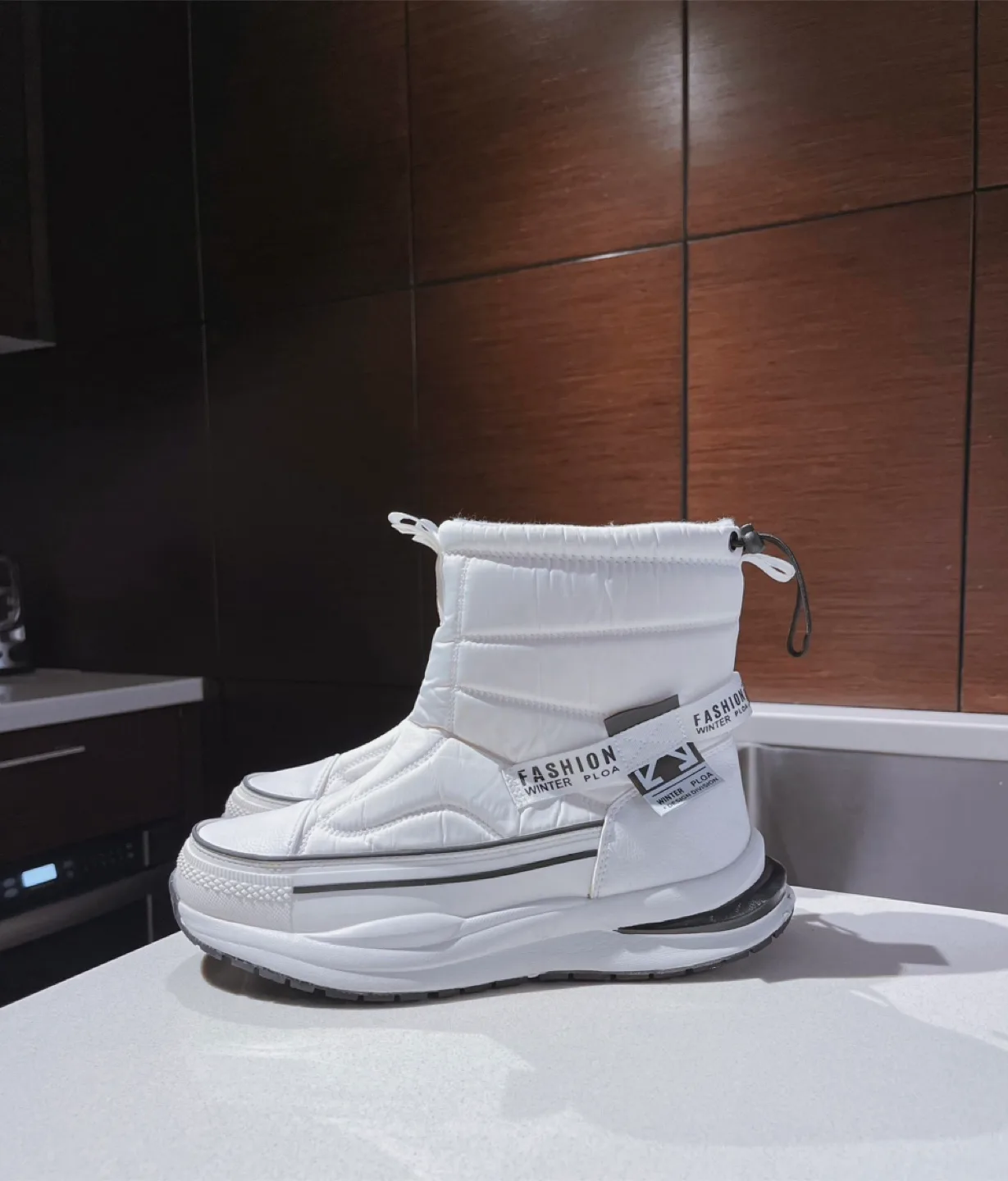White Winter Boots-Size 41 thumbnail