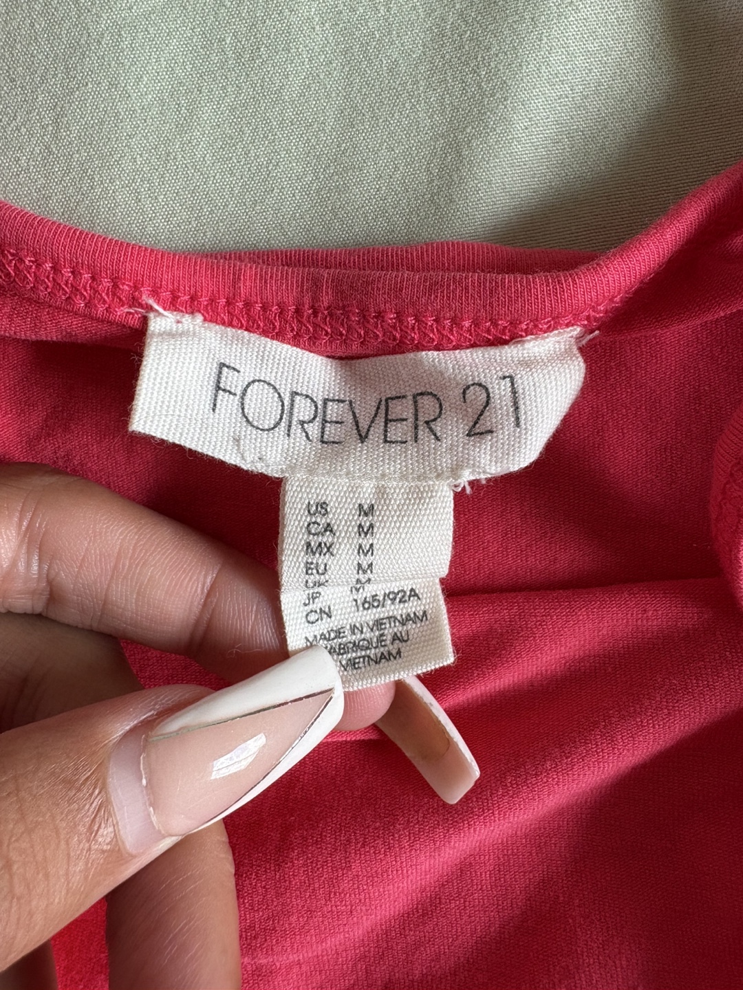 Forever 21 Pink Tank Top - Size Medium - photo 2