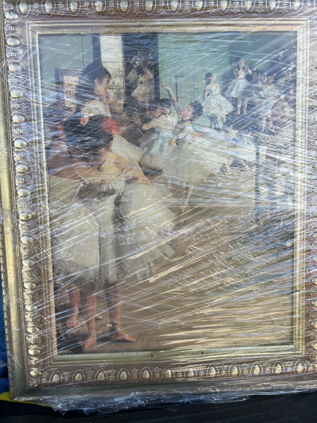Framed Degas Ballerinas Print