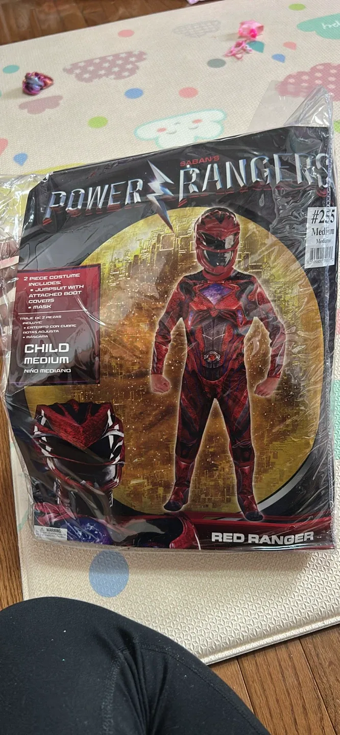Power Rangers Red Ranger Costume - Child Medium thumbnail
