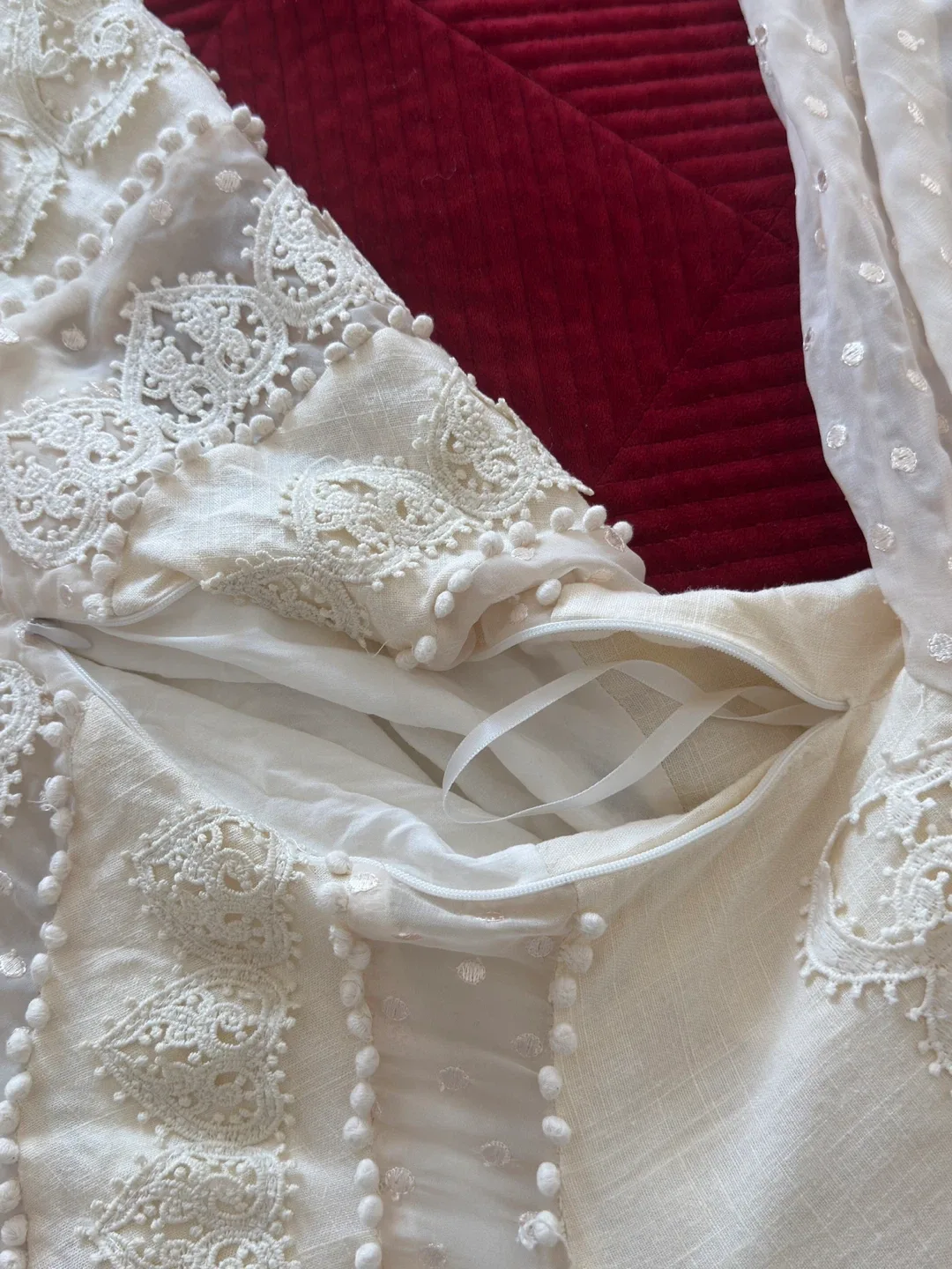 Zimmermann Cream Lace Mini Dress image indicator(9)