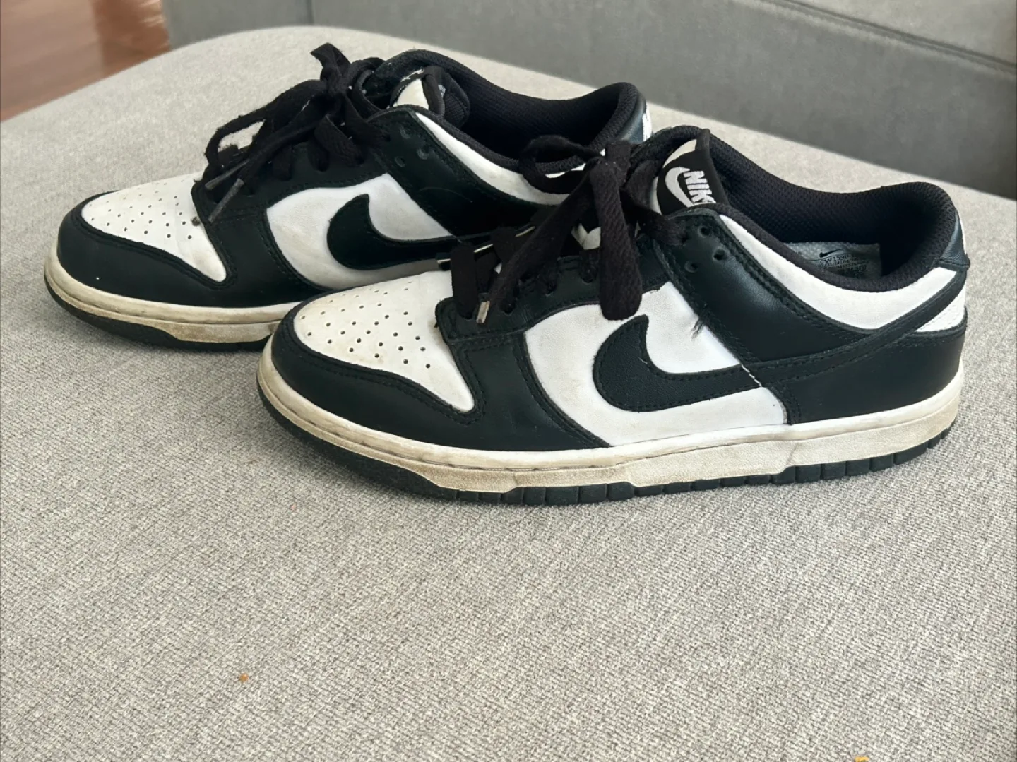 Nike Dunk Low Panda - Size 5 Youth thumbnail
