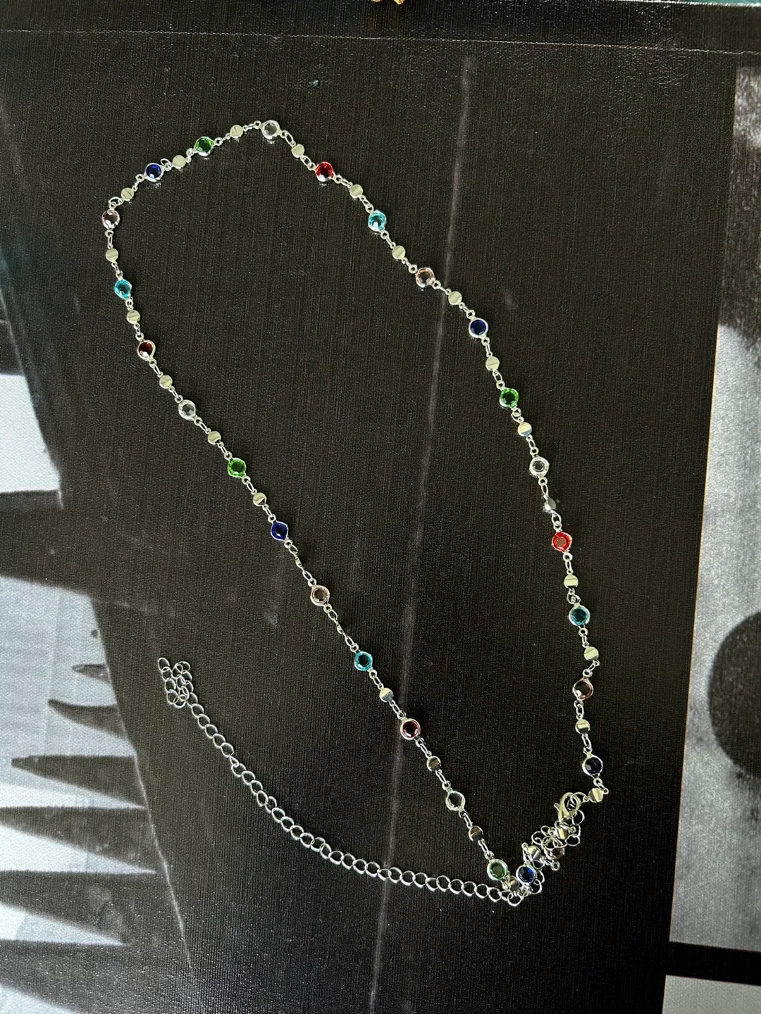 belly chain with Multicolored Stones