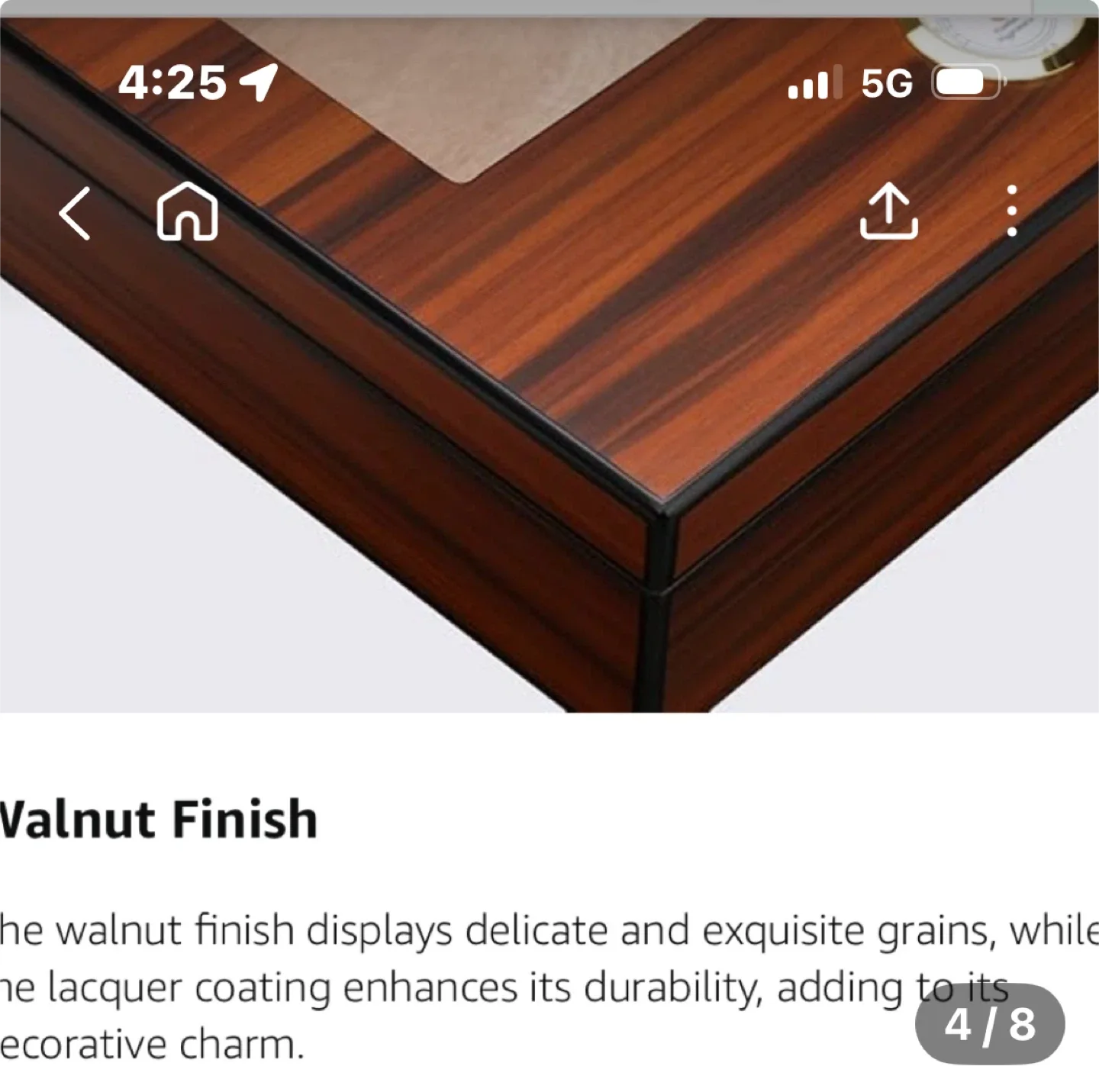 Cigar Humidor - Walnut Finish image indicator(3)