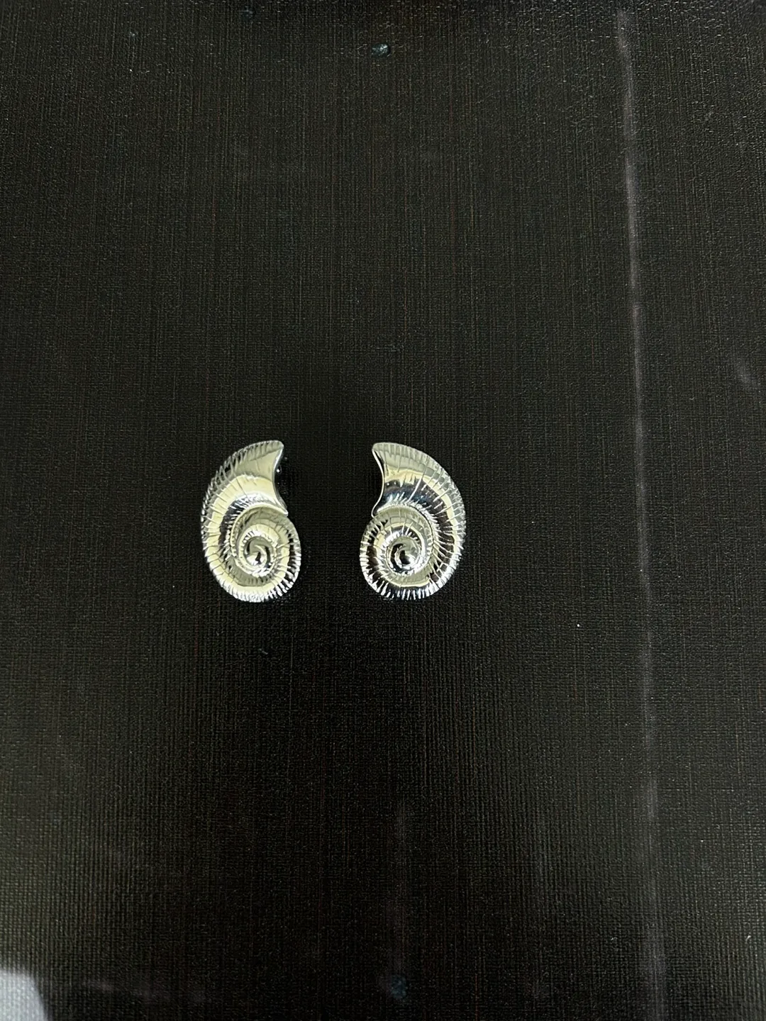 Silver Seashell Earrings
