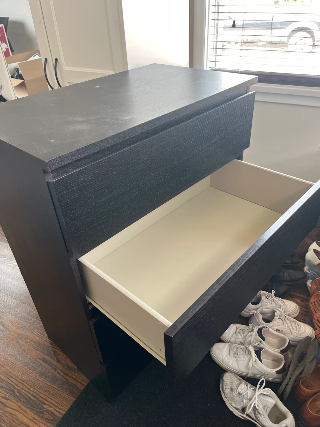 Black 5-Drawer Dresser - photo 2