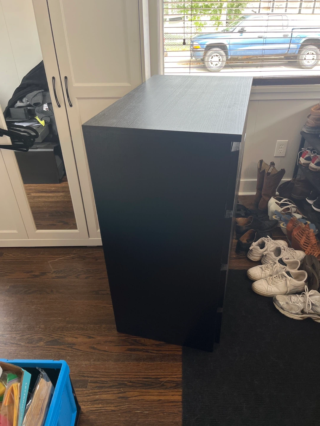 Black 5-Drawer Dresser - photo 3