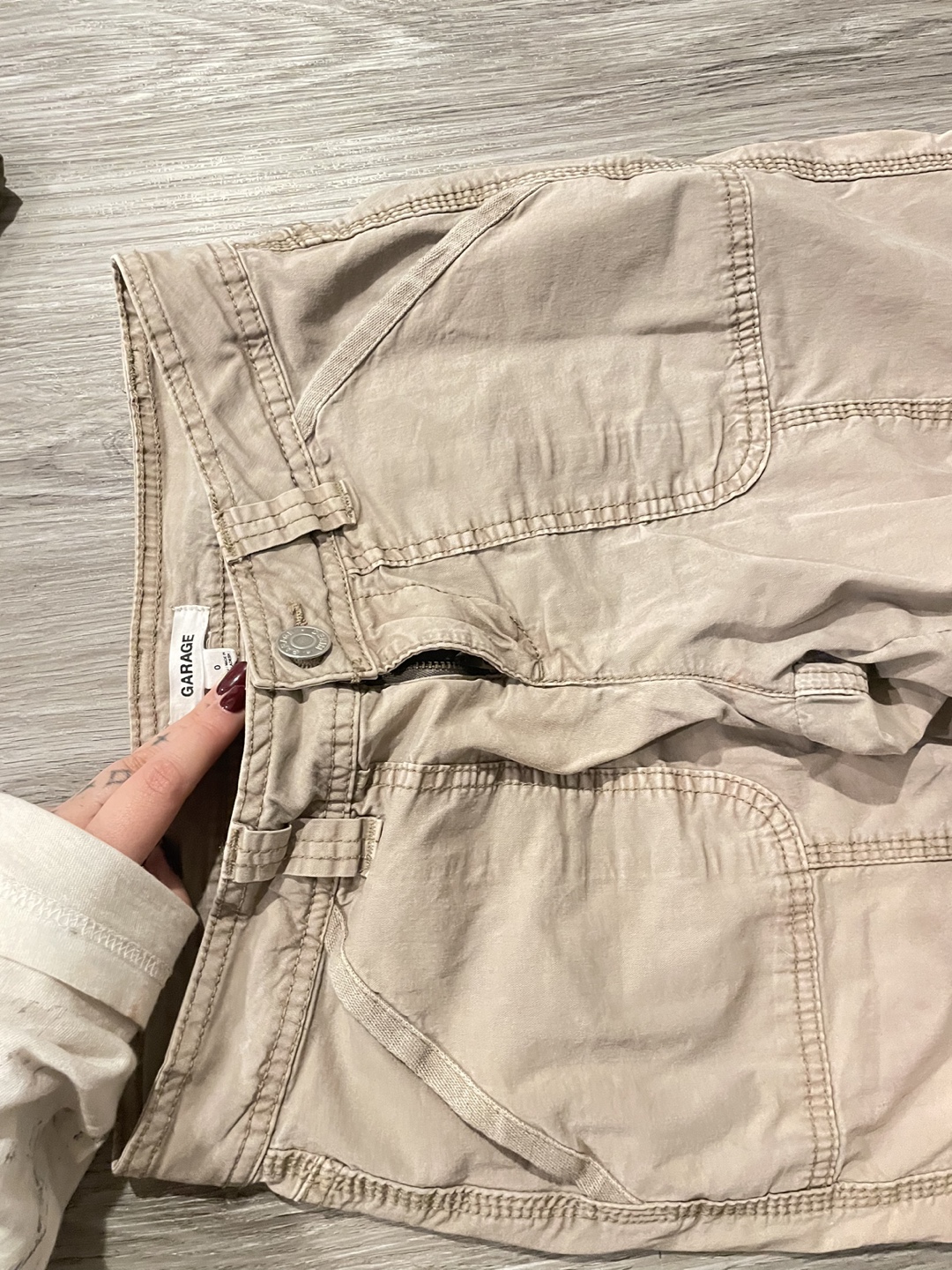Grage Low rise Baggy cargos