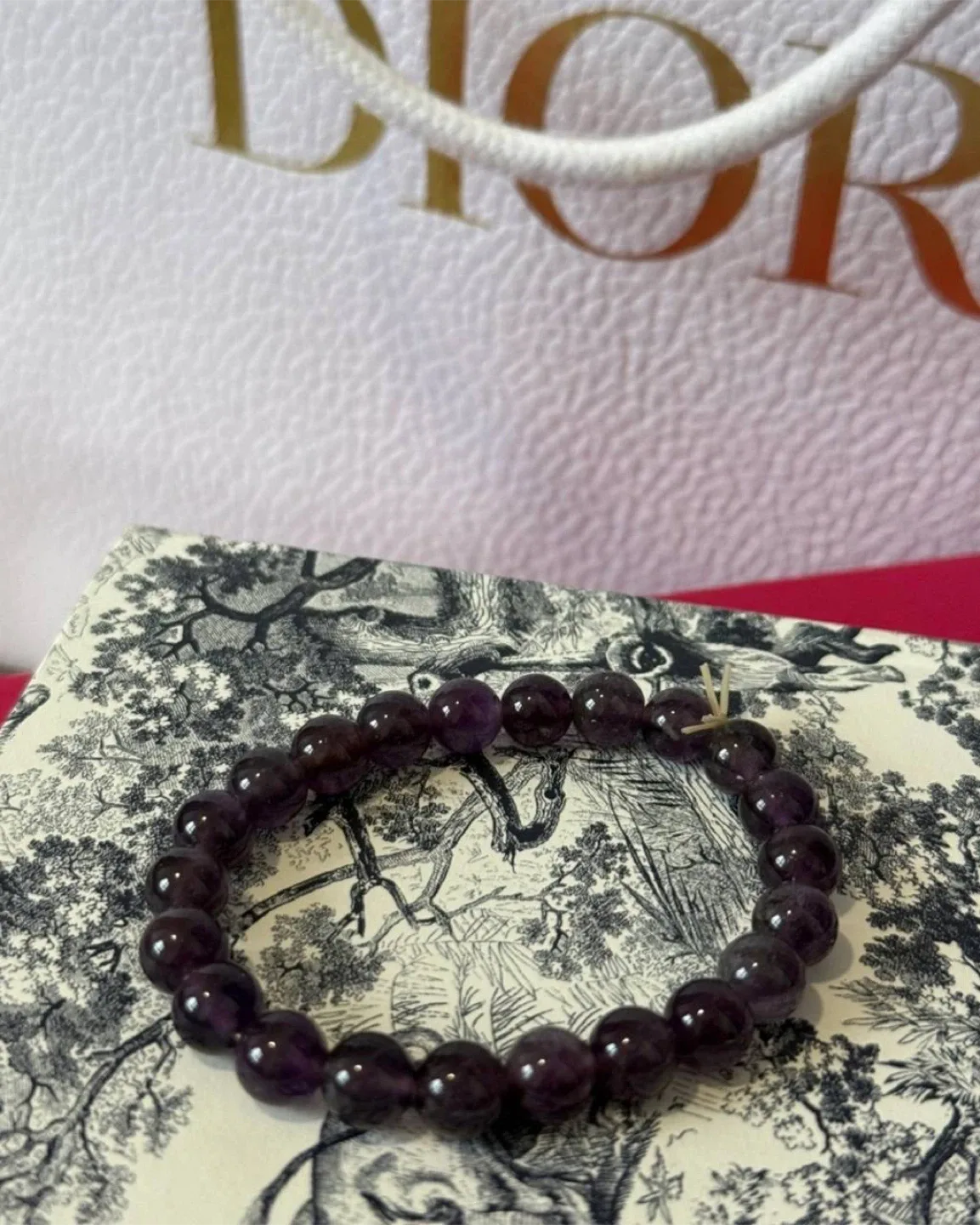 Amethyst Beaded Bracelet thumbnail