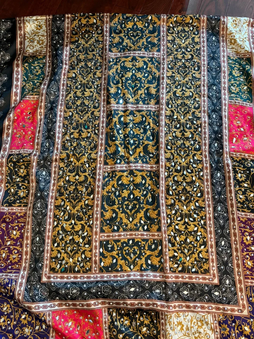 Mahimi Black Velvet Embroidered Salwar Kameez image indicator(3)