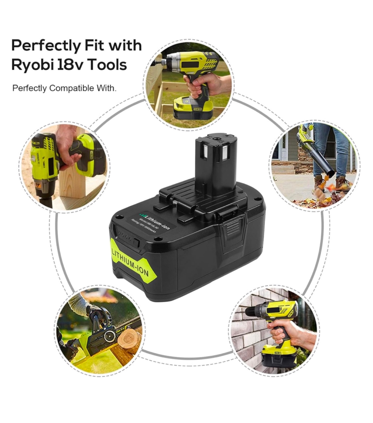Ryobi 2 Pack Replacement battery - photo 2
