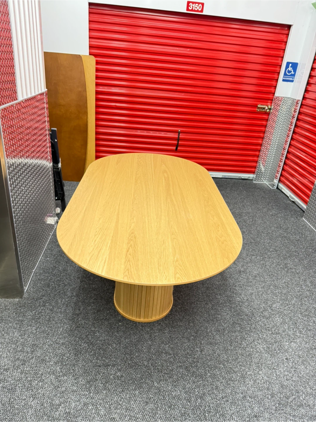 Wooden Oval Dining Table - photo 2