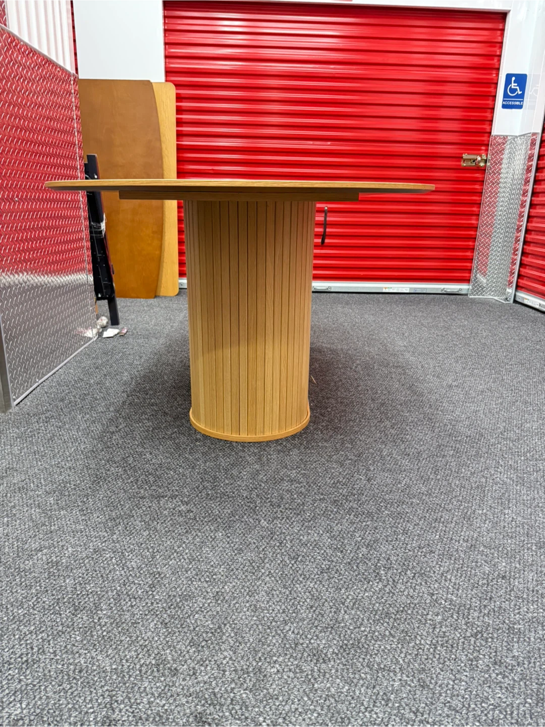 Wooden Oval Dining Table - photo 3