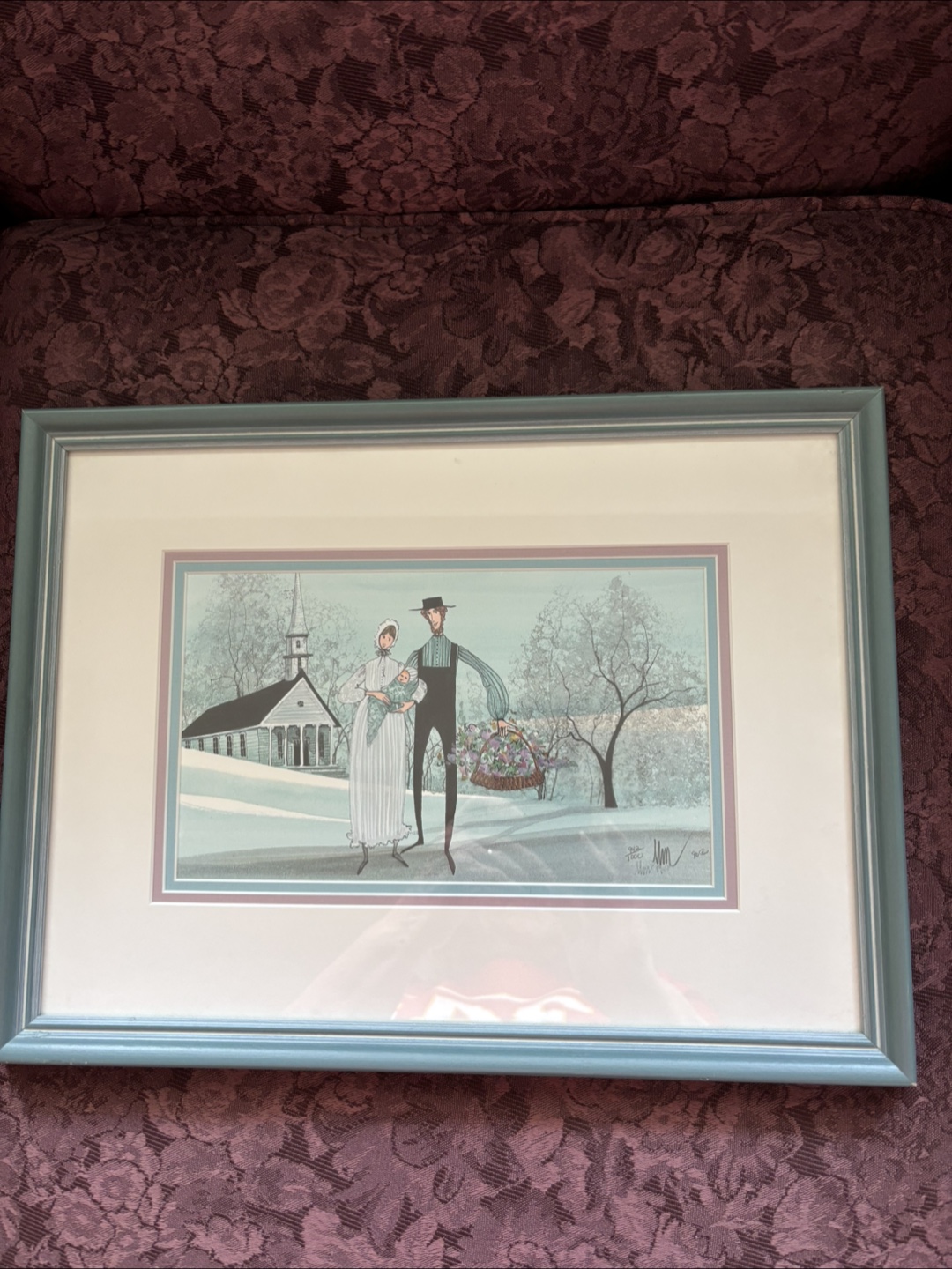 Framed Amish Art