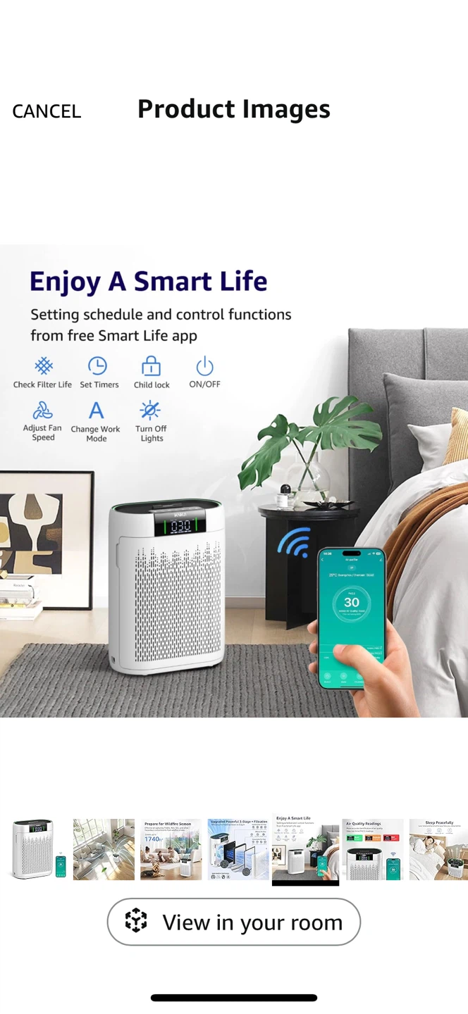 KNKA AP2000WF Air Purifier - New! - photo 3