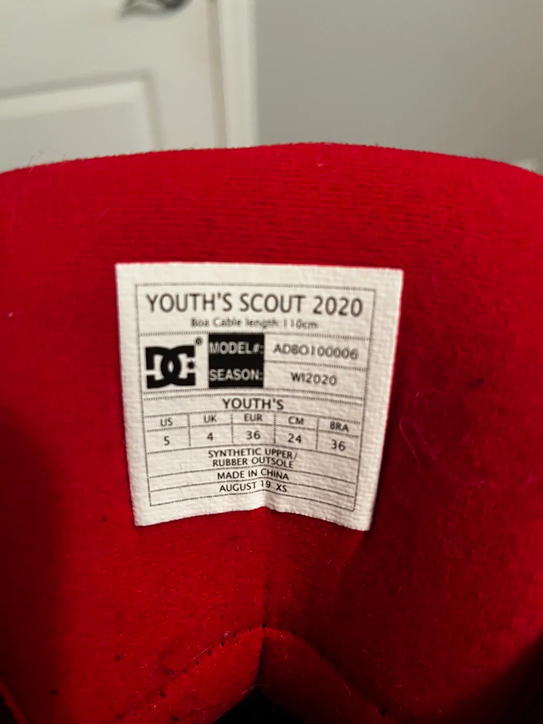 DC Youth Snowboard Boots - Size US 5 image indicator(3)