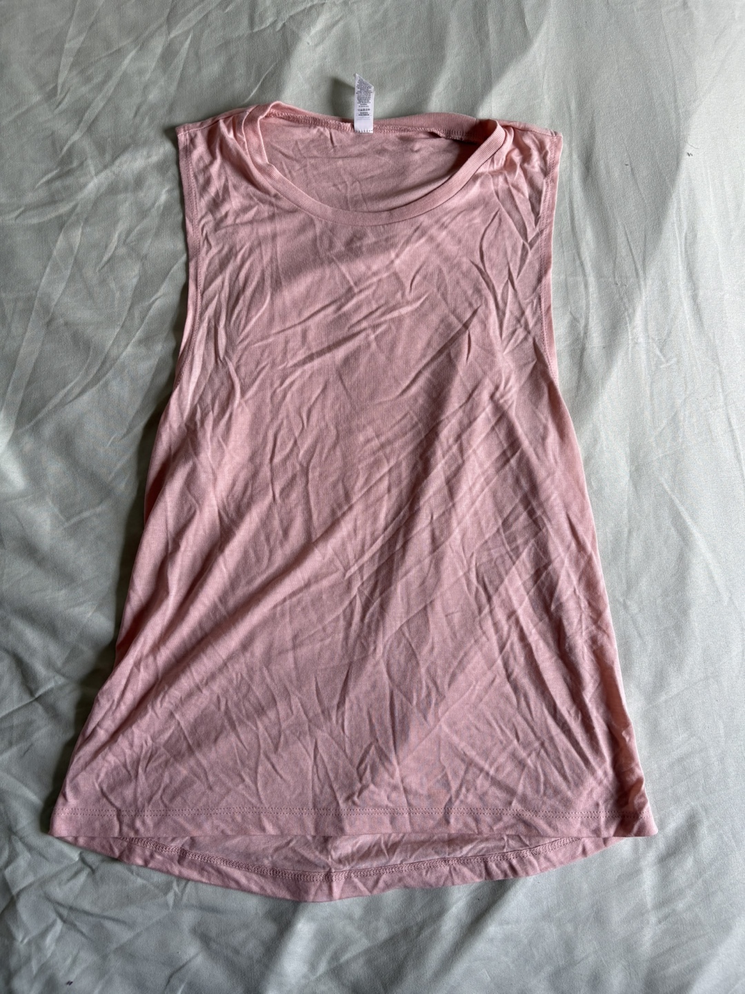 Bella + Canvas Pink Sleeveless Top - Size Small