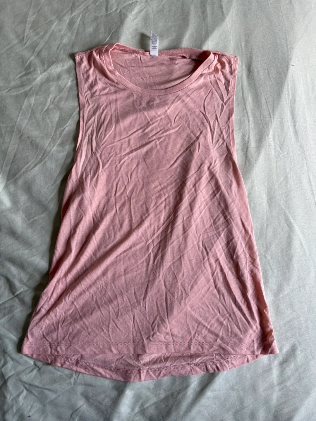Bella + Canvas Pink Sleeveless Top - Size Small thumbnail