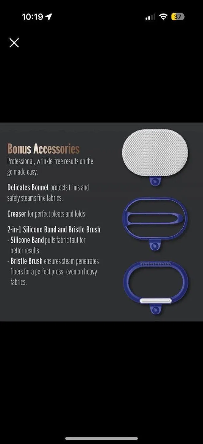 Conair Steam Handheld & Iron 2-in-1 image indicator(3)