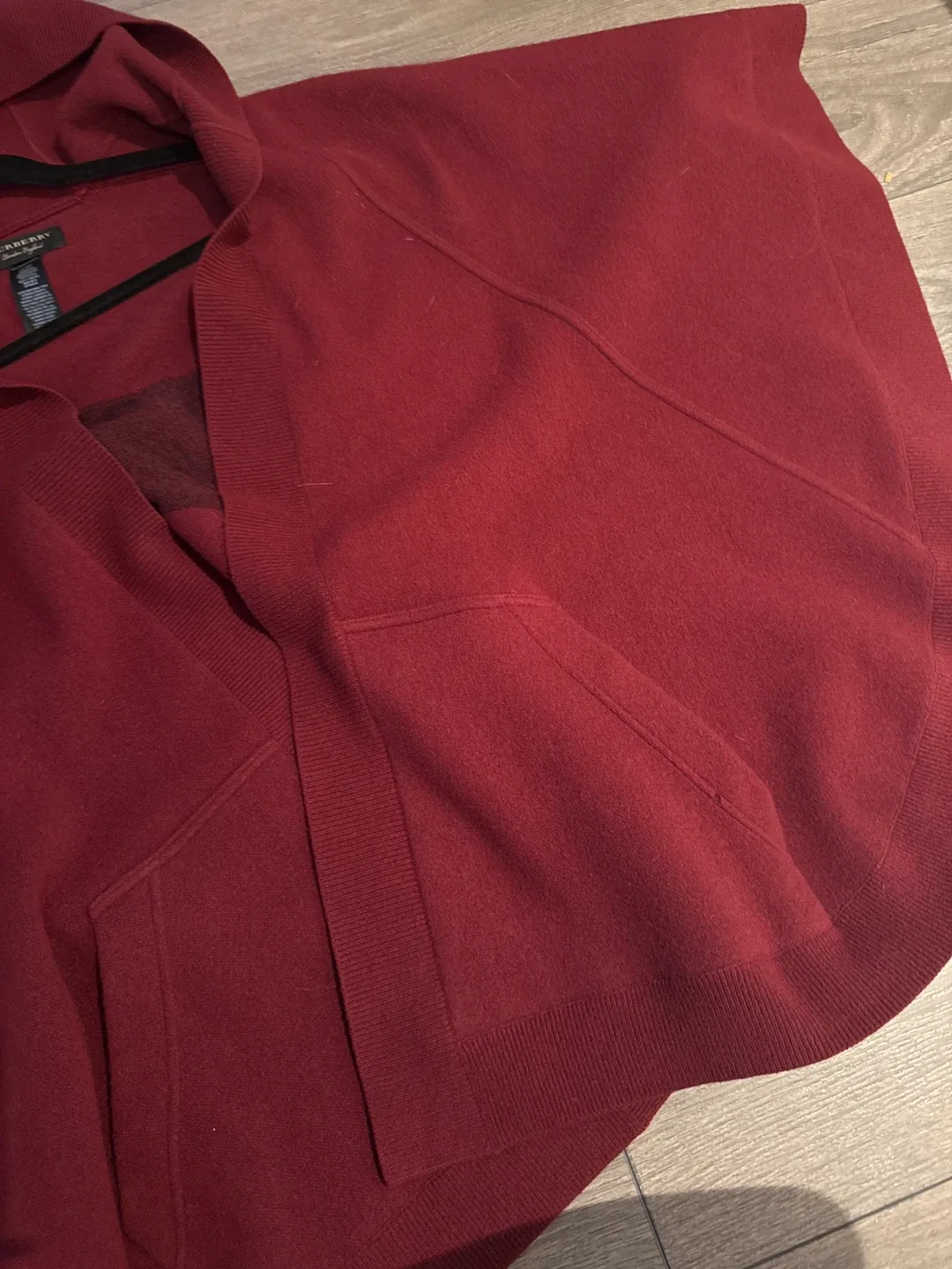 Burberry London England Wool Cape image indicator(2)