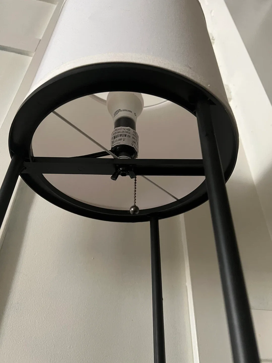 Floor Lamp with Shelves - Black & White /$ 25each image indicator(6)