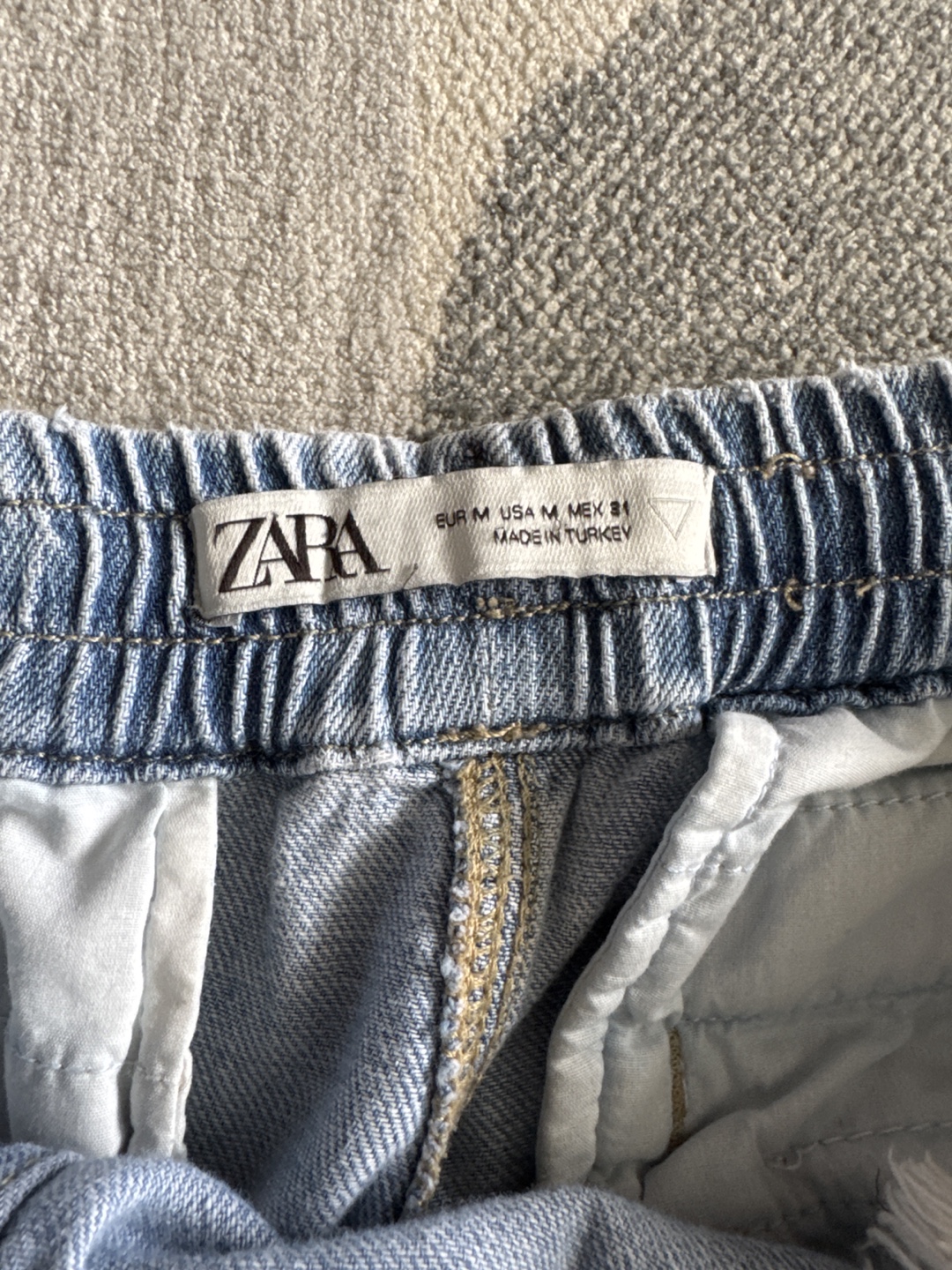 Zara Denim Cargo Pants - Size M - photo 4
