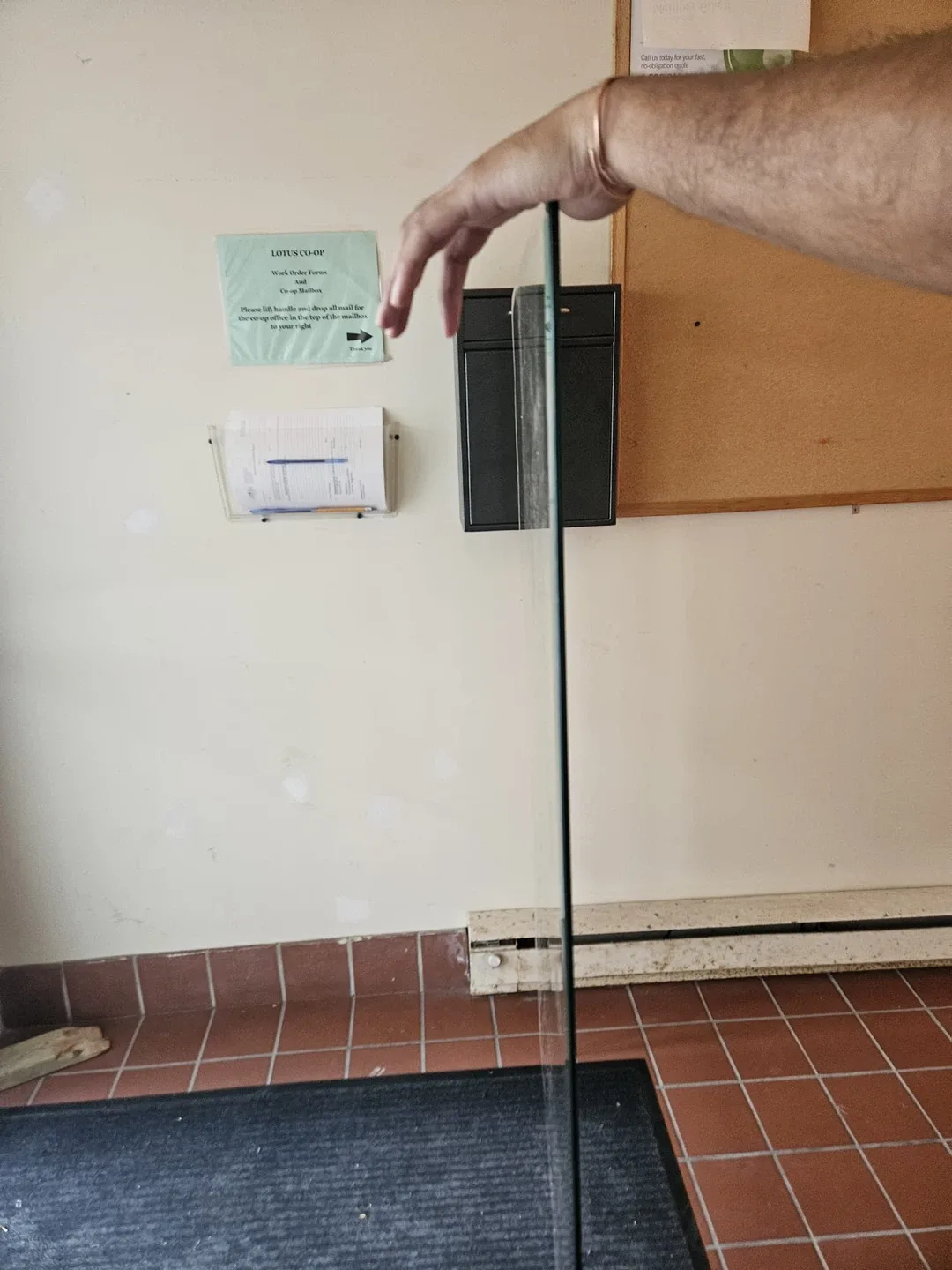 Glass table top with metal frame image indicator(8)