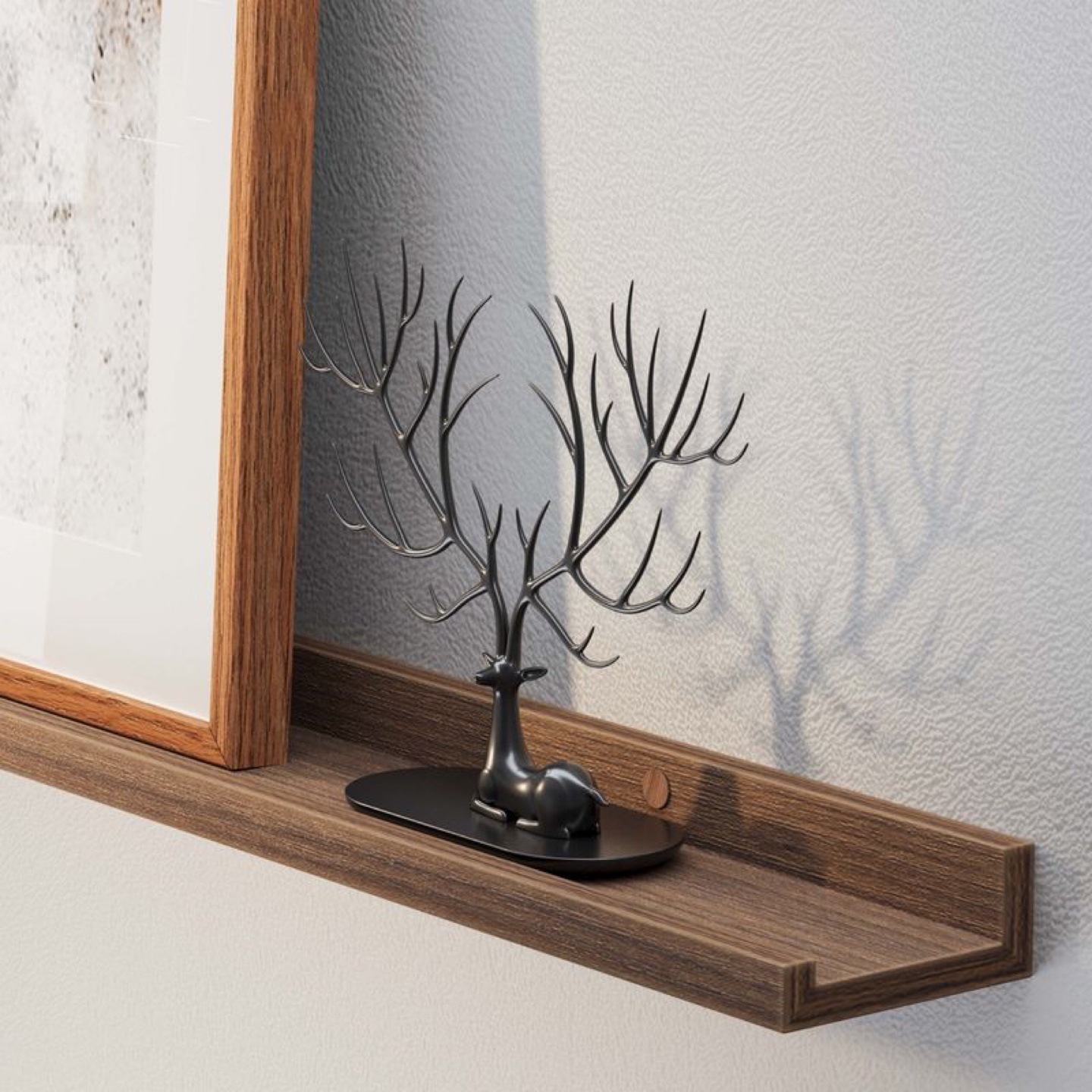 DENVER 60'' Display Ledge Shelf - Walnut 🥕