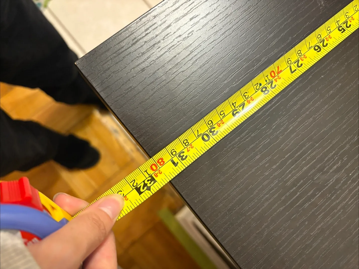 Dark Brown Black Console Table - L31.5xW11.5xH34 inches image indicator(3)